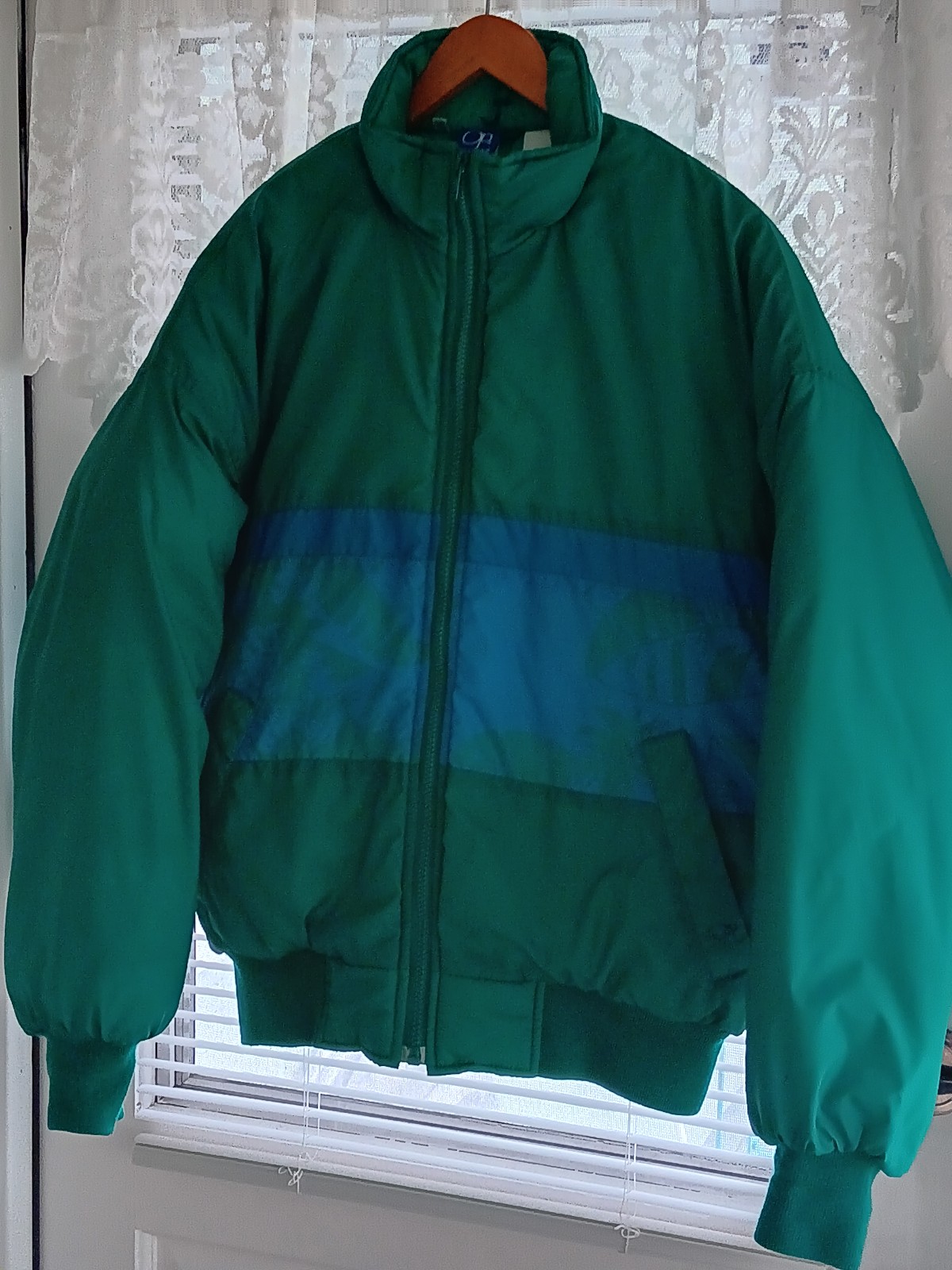 Vintage ocean pacific puffer jacket retro ski/snowboard