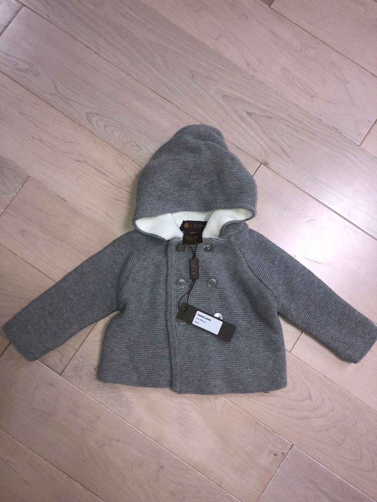 169 Leon Italy cozy soft sherpa hoodie jacket size 3-6