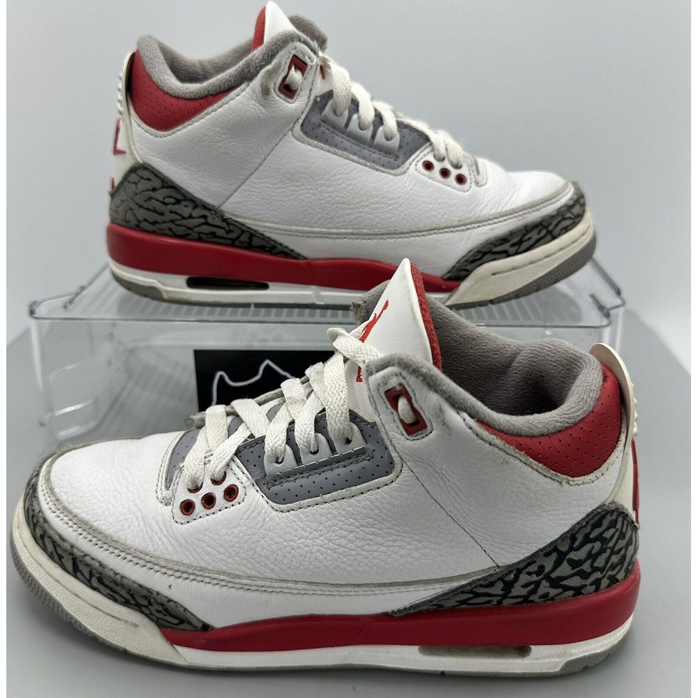 Nike Air Jordan 3 OG Fire Red Black 2022 Retro GS DM0967-160 Size 5Y