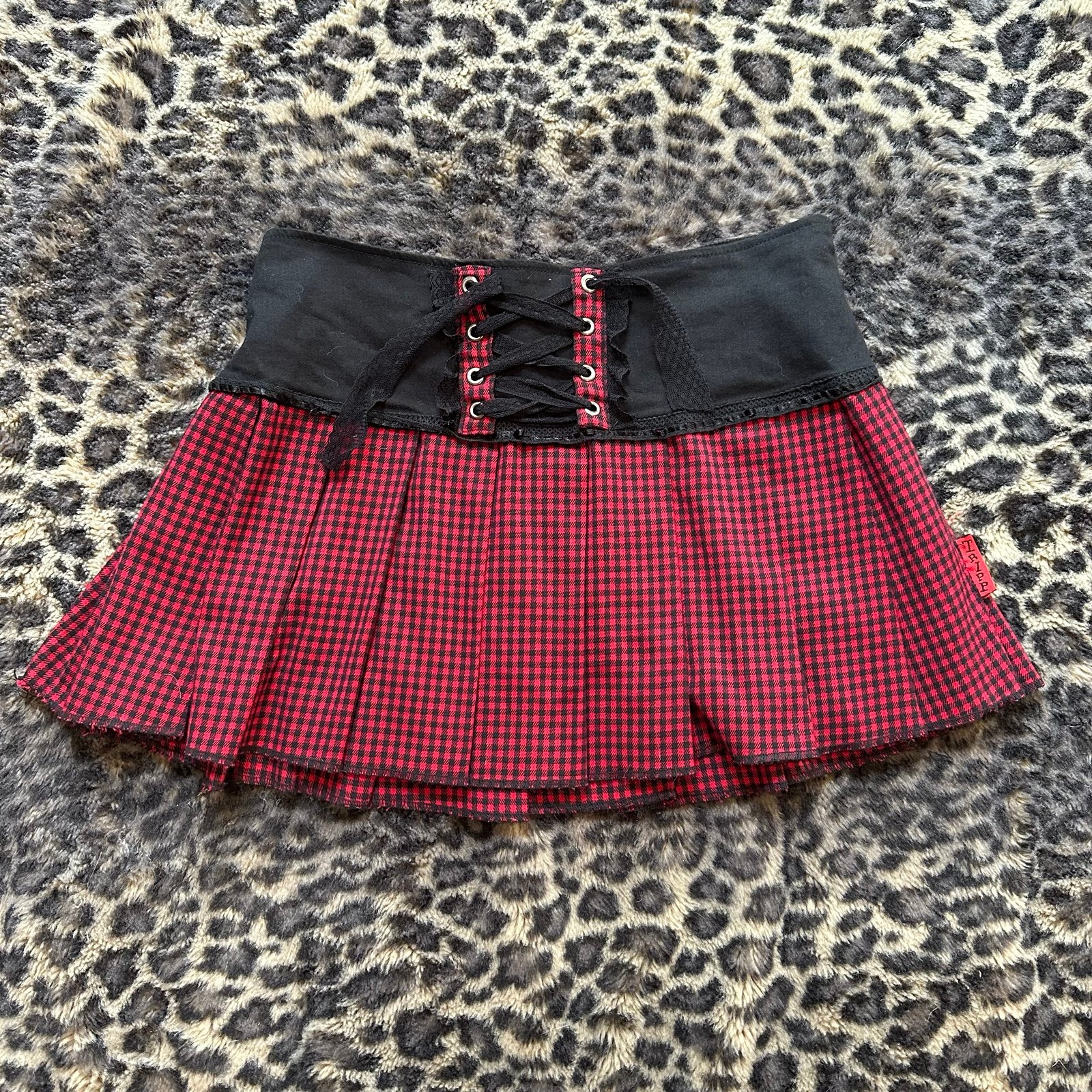 Vintage Tripp nyc gingham mini skirt