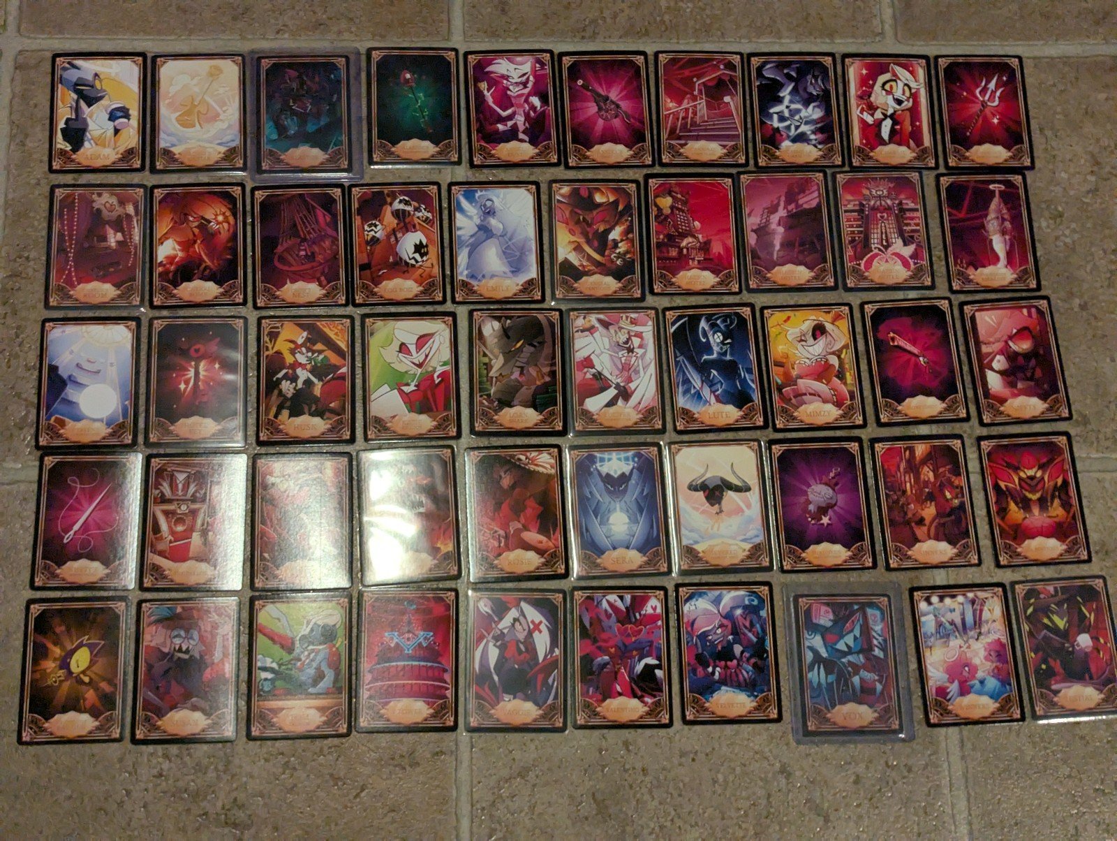 1-50 NF Hazbin Hotel 2nd Edition Trading Cards Full Set VivziePop Lowest Price -