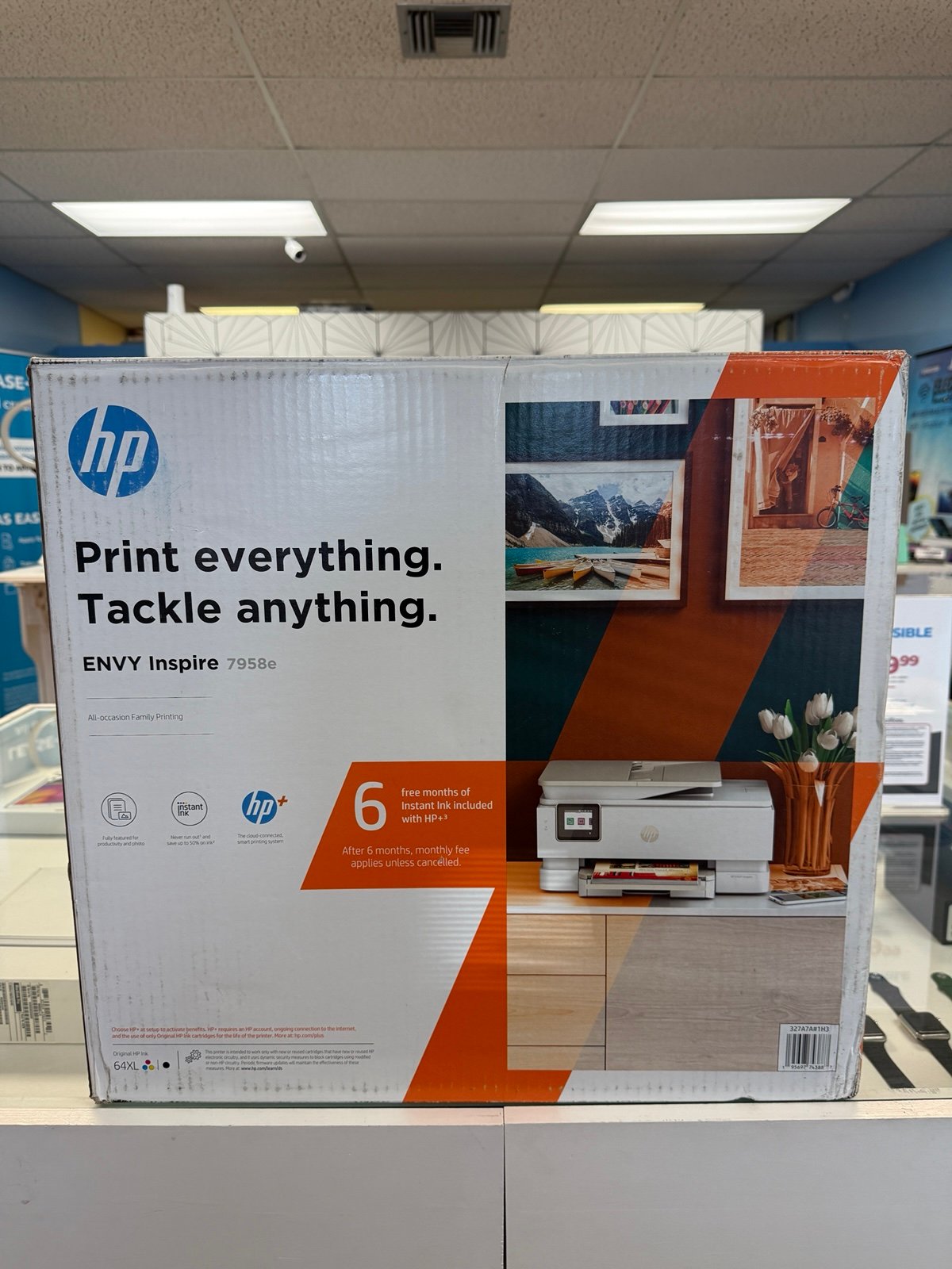 HP ENVY Inspire 7955e Wireless Color All-in-One Printer New