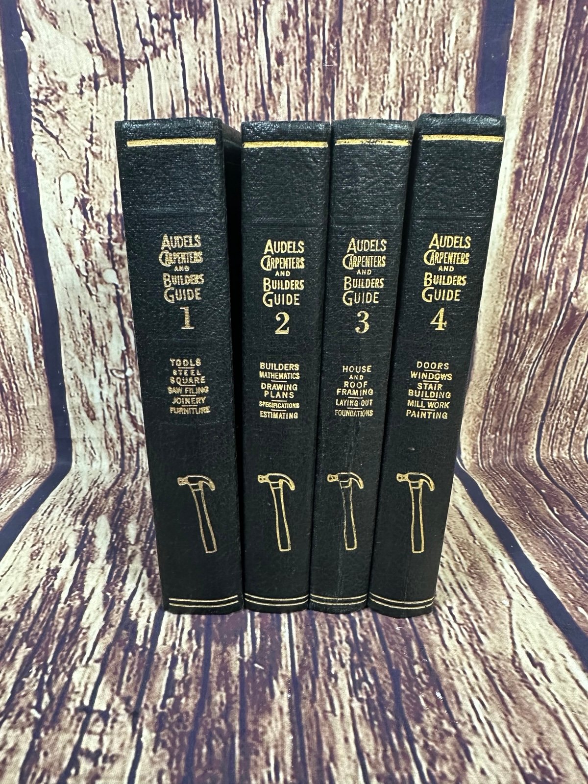 Audels Carpenters and Builders Guides 1923 Complete set of 4 books