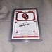 2020 National Treasures CeeDee Lamb College Silhouettes Silver Patch /99 RPA