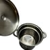 Large stainless skaters strainer with lid pasta/distilling kitchen cookware