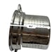 Large stainless skaters strainer with lid pasta/distilling kitchen cookware