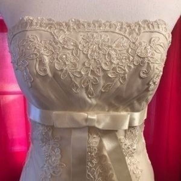 David's Beauty Wedding Gown paid 800
