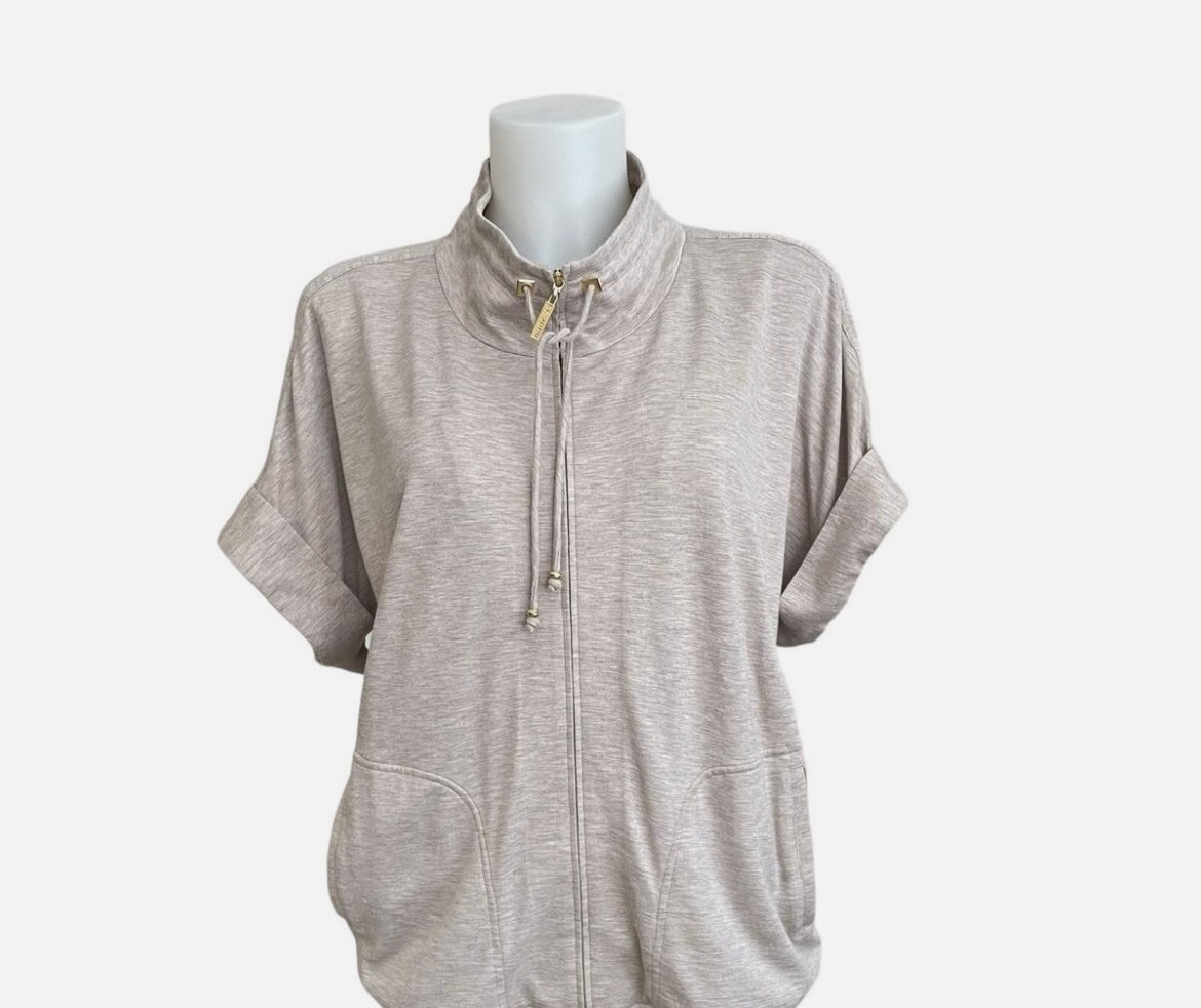 St John jersey Full Zip & short Sleeve Jacket w/Pockets