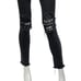 MOTHER denim The Super Stunner Ankle Fray Jeans in Baa Baa Black Sheep sz 25