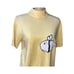 Bee You! Vintage Unique Short Sleeved Turtle Neck Yellow Bee Sweater