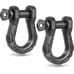 ALL-TOP D Ring Shackle (2 Pack) 3/4 Fully Forged with 7/8 Pin, 79500Lbs Break S