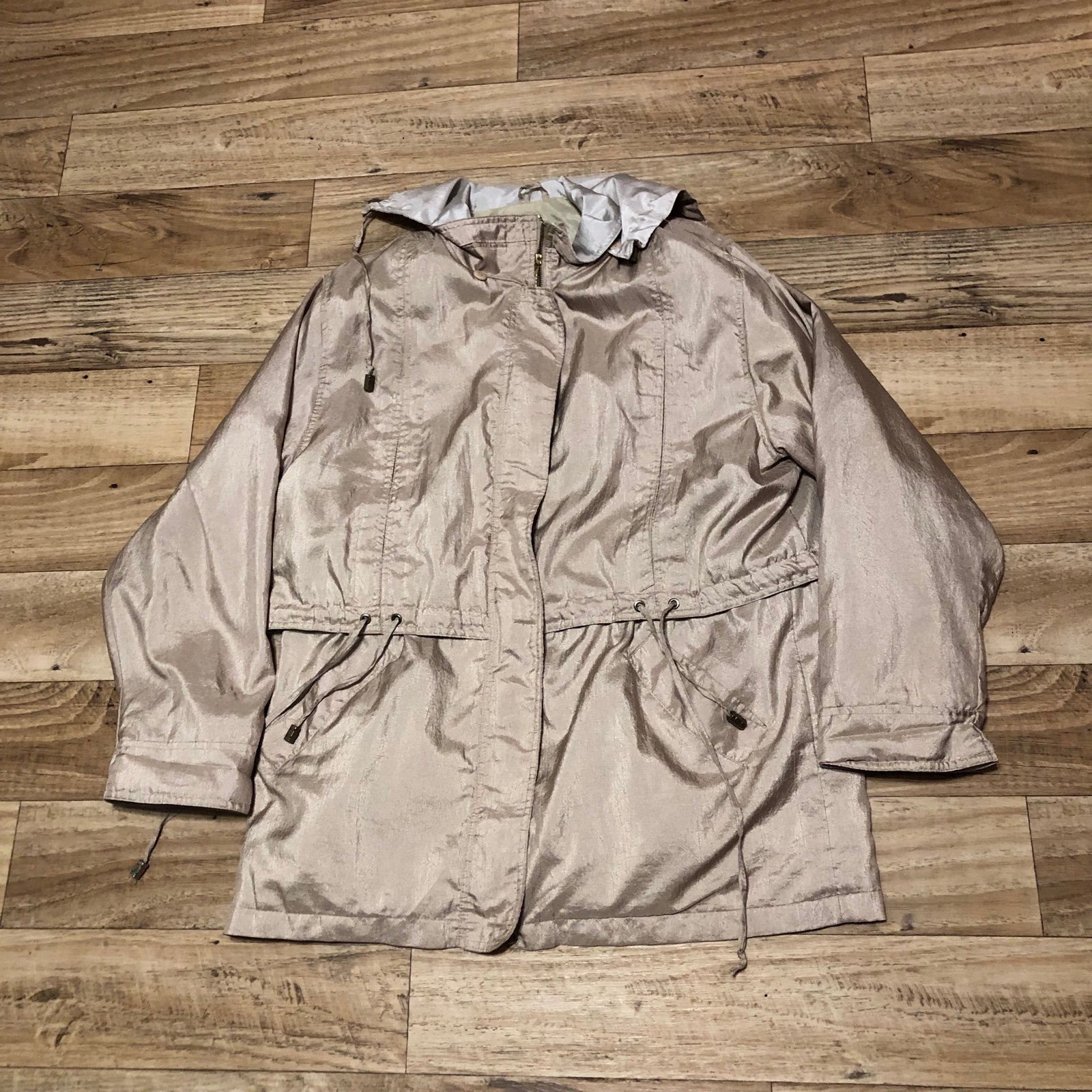 Essentials Women's Tan windbreaker Jacket size L