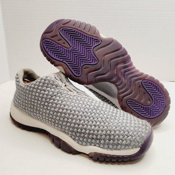 Nike Air Jordan Gray Future Low GG Sneakers 724814-039 Womens Size 6y
