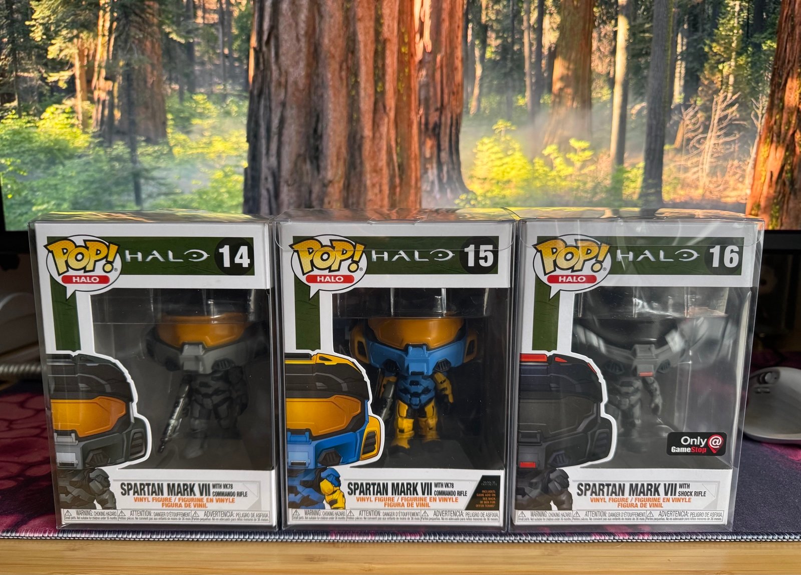 Funko Pop Halo Spartan 3 Pack