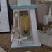 Global Ocean Breeze Nautical Wooden Lantern Candle Holder