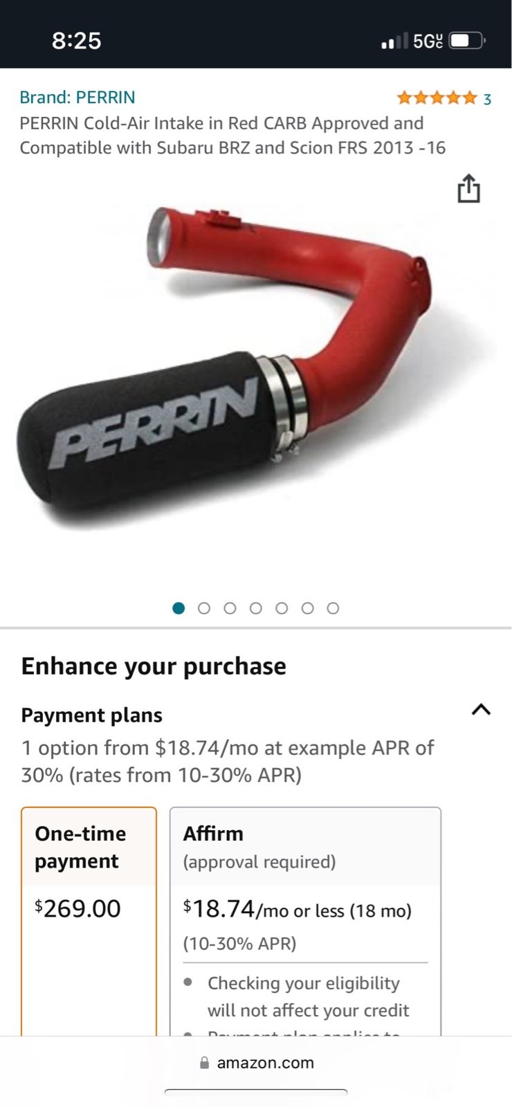 Perrin cold air intake