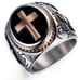 Men's Stainless Steel Christian size 8