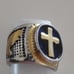 Men's Stainless Steel Christian size 8