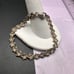 Vintage Sterling Floral flower 3-D link antique bracelet