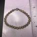 Vintage Sterling Floral flower 3-D link antique bracelet