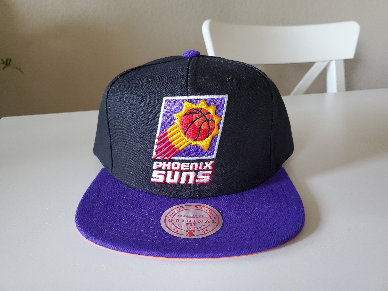 Phoenix Suns Mitchell & Ness 2TONE Snapback Hat- Black/Purple