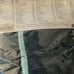 A bundle of 2 new sweaters and Rae Dunn DEVOUR Dog Water Food Bowl in excellent