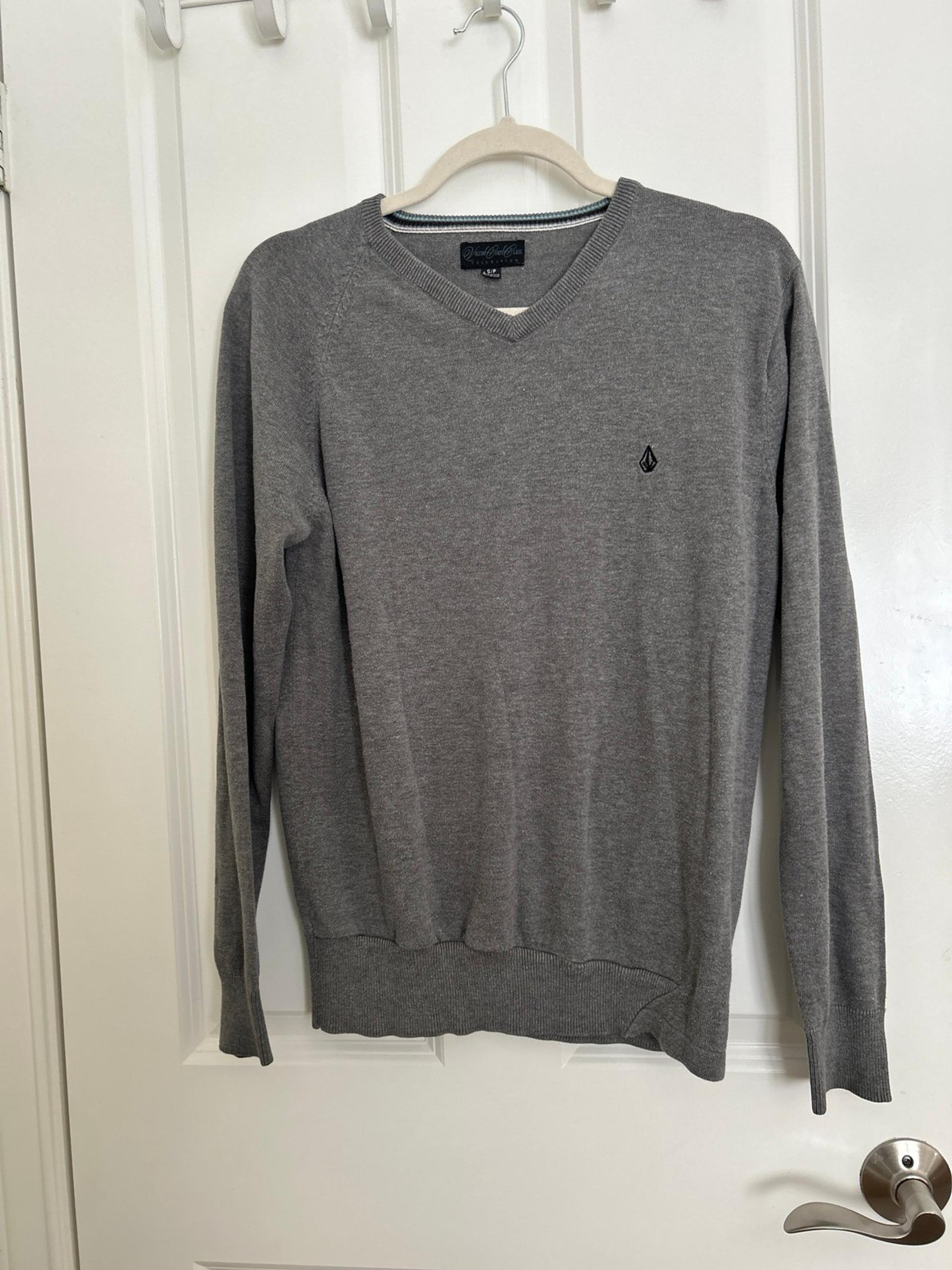 Grey Volcom unisex sweater size S/P