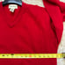Vintage Eddie Bauer Mens V-Neck 100% Lambswool Sweaters size Medium