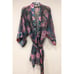 Victoria's Secret Vintage Gold Label Sheer Floral Kimono Robe