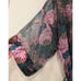 Victoria's Secret Vintage Gold Label Sheer Floral Kimono Robe