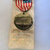 Rare 1915 Lincoln Memorial Ladies Citizens Committee Ribbon & Badge