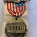 Rare 1915 Lincoln Memorial Ladies Citizens Committee Ribbon & Badge