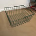 VTG Rustic/Farmhouse Green Wire Shopping Basket w/Handle