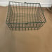 VTG Rustic/Farmhouse Green Wire Shopping Basket w/Handle