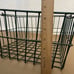 VTG Rustic/Farmhouse Green Wire Shopping Basket w/Handle
