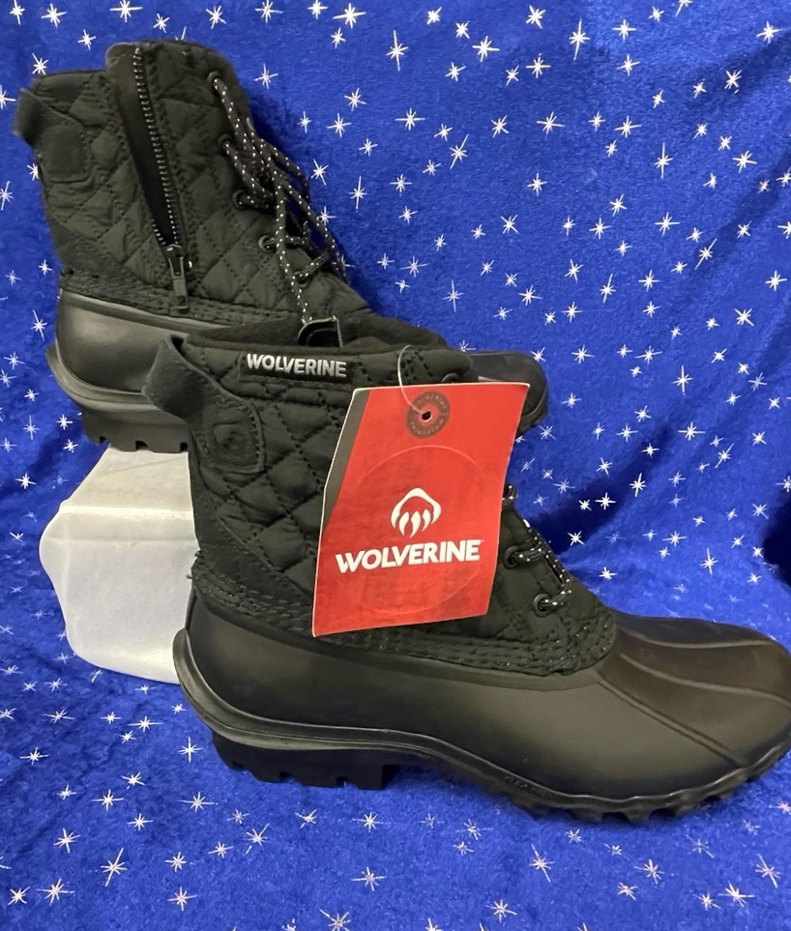 Wolverine Women's Torrent Quilted Duck Boots - Size 11 Black W880344 NWT