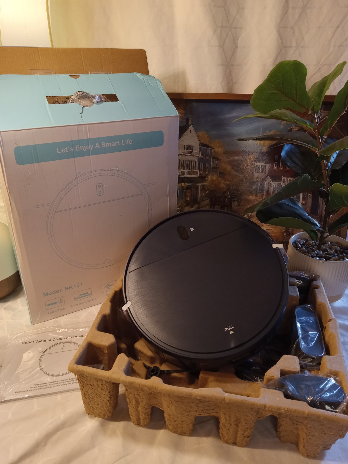 GTTVO BR151 WIFI Robot Vacuum Cleaner and Mop 2 in1 Mopping Robotic Vacuum Combo