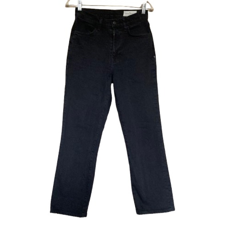 Imogene & Willie Black Rinse Selvedge Denim High Rise Sophie Jeans Women Size 25