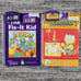 Lot of 7 Leap Frog LeapPad Learning System Books & Cartridges SHORT VOWELS