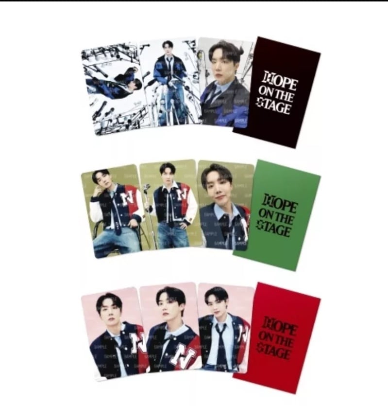 Hope on the Stage Tour A/B/C Japan Photocard Sets