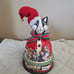 Smithsonian Cat Santa Claws Music Box