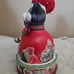 Smithsonian Cat Santa Claws Music Box