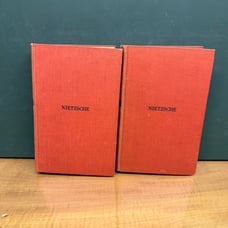 German, Nietzsche Werke 2 volume set