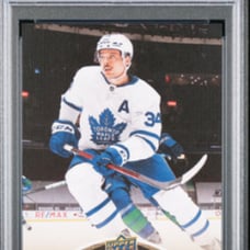 2021-22 Upper Deck UD Canvas #C77 Auston Matthews PSA 10 Hockey Maple Leafs