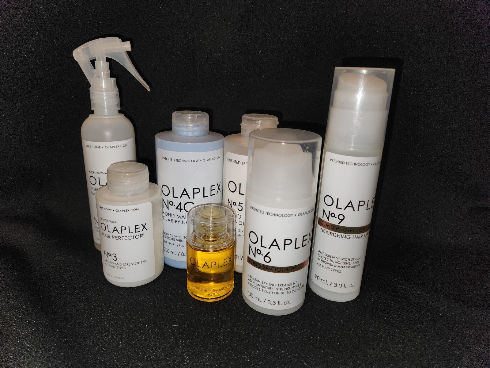 Olaplex system. Hair care. Hair product. Hair growth. Oil. Shampoo. Conditioner.
