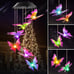 Grandma Gifts Christmas, Winzwon Butterfly Christmas Decor Solar Wind Chimes