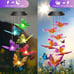 Grandma Gifts Christmas, Winzwon Butterfly Christmas Decor Solar Wind Chimes