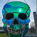 Skull Stained Glass Suncatcher