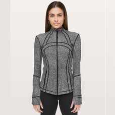 Lululemon - Define Jacket in Luminesce Splatter White Black