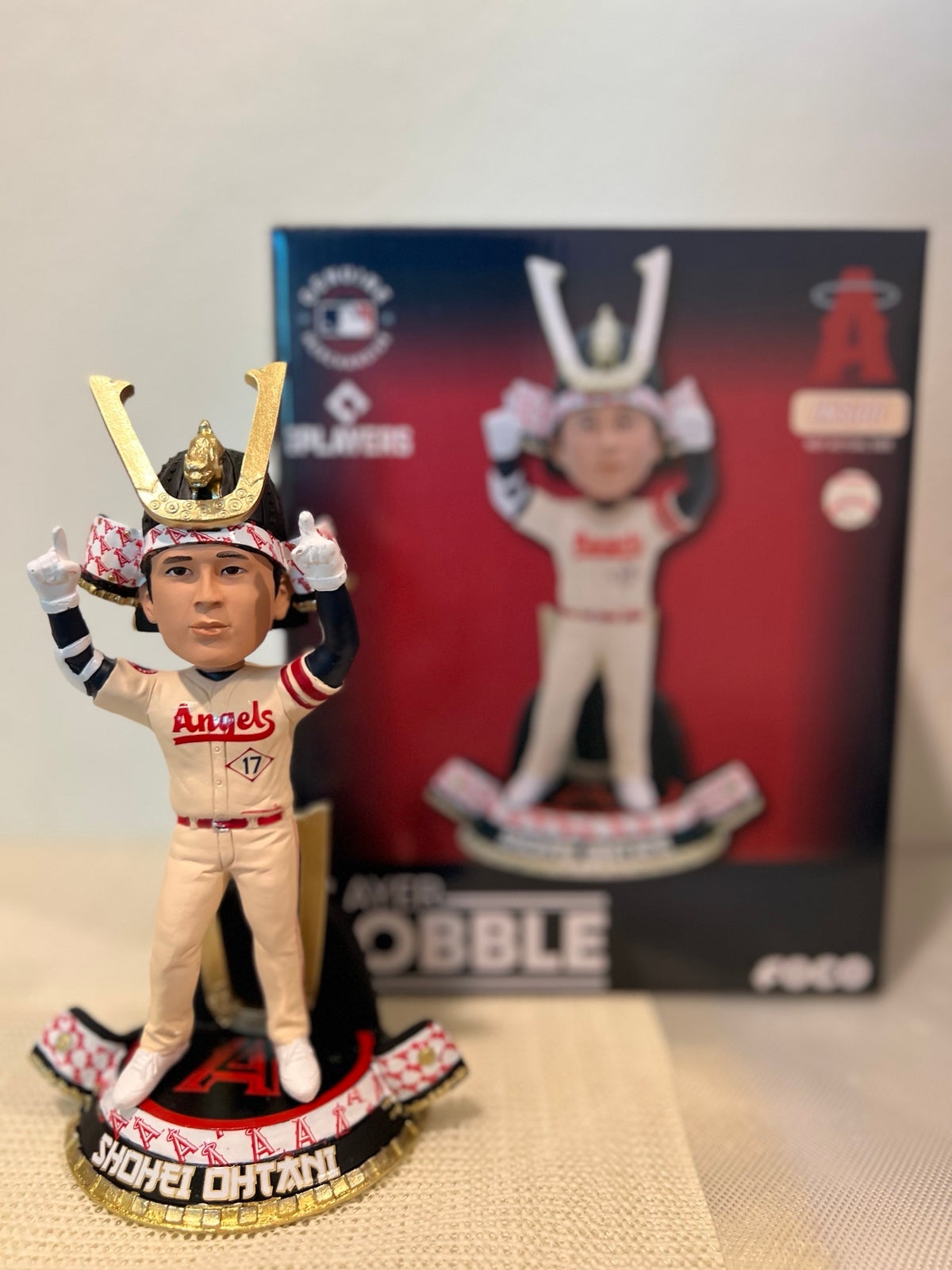Shohei Ohtani Angels Samurai Helmet Bobblehead